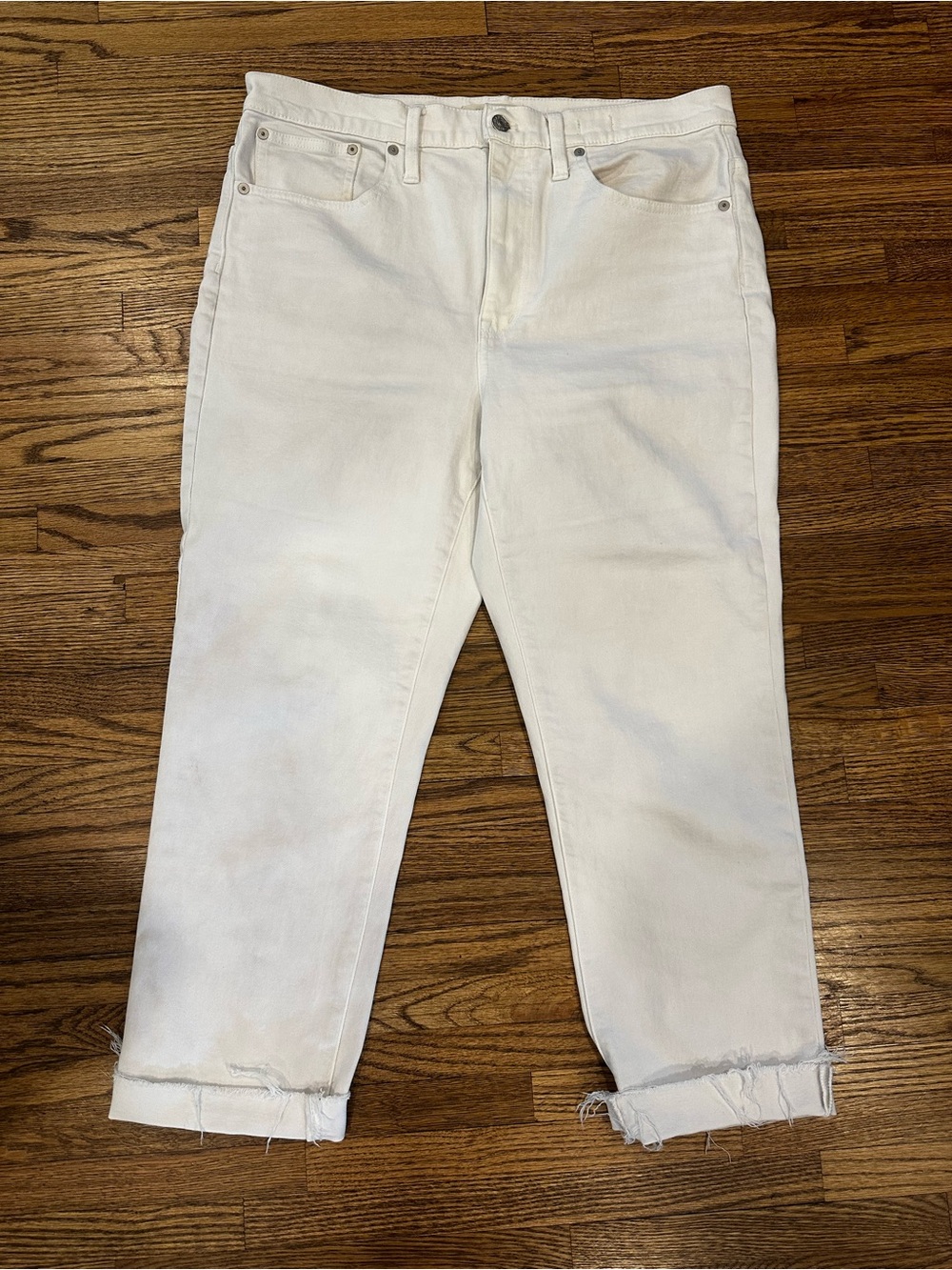 Madewell The High-Rise Slim Boyjean. Size 30